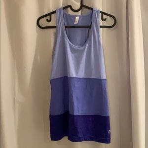 BLUE GAP STRIPED TANK TOP
